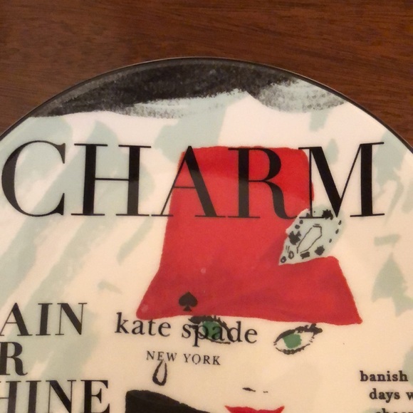 NWT Kate Spade Make Headlines tidbit charm Plates by Lenox - Picture 10 of 12